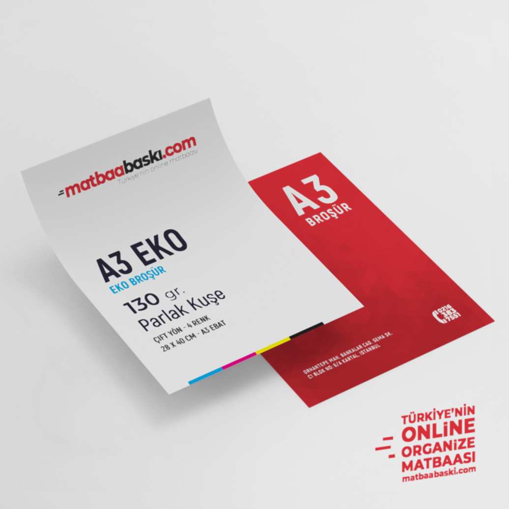 A3 EKO 130 gr. Broşür