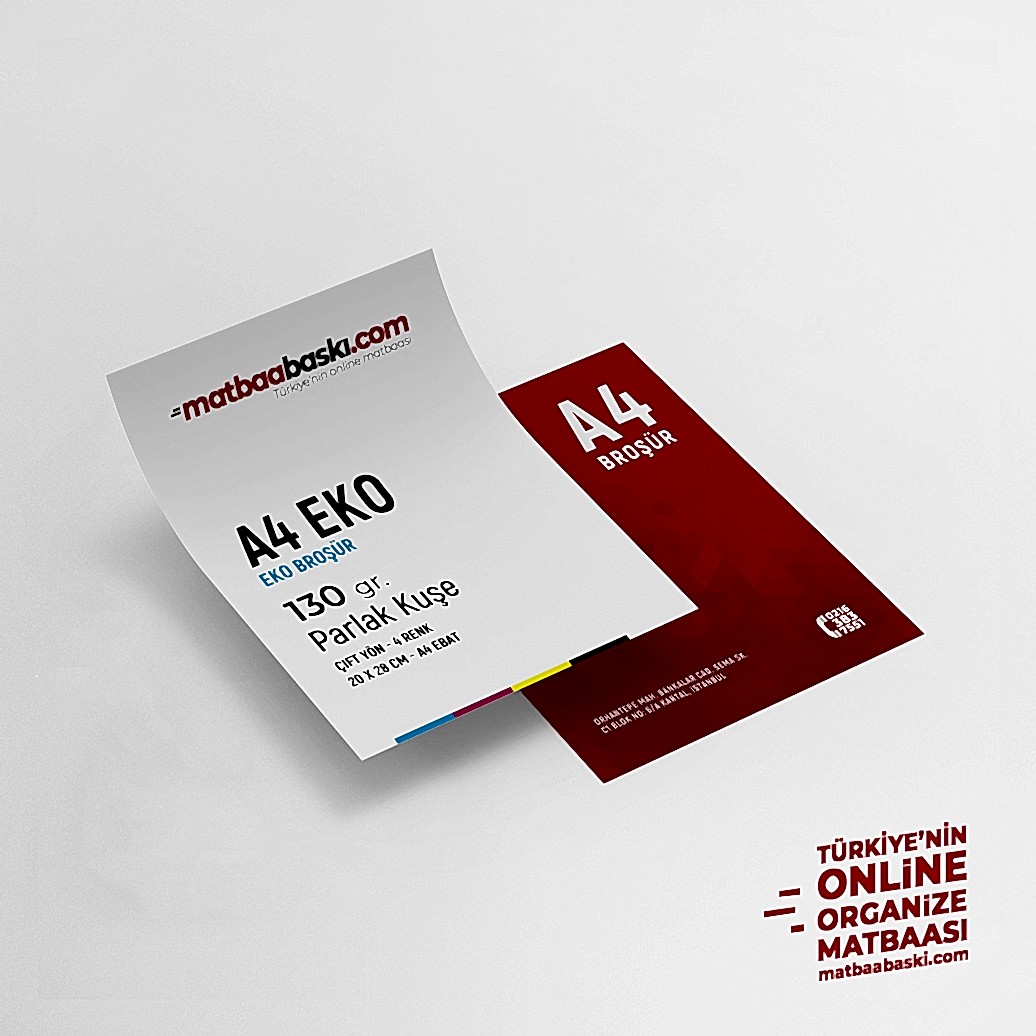 A4 EKO 130 gr. Broşür