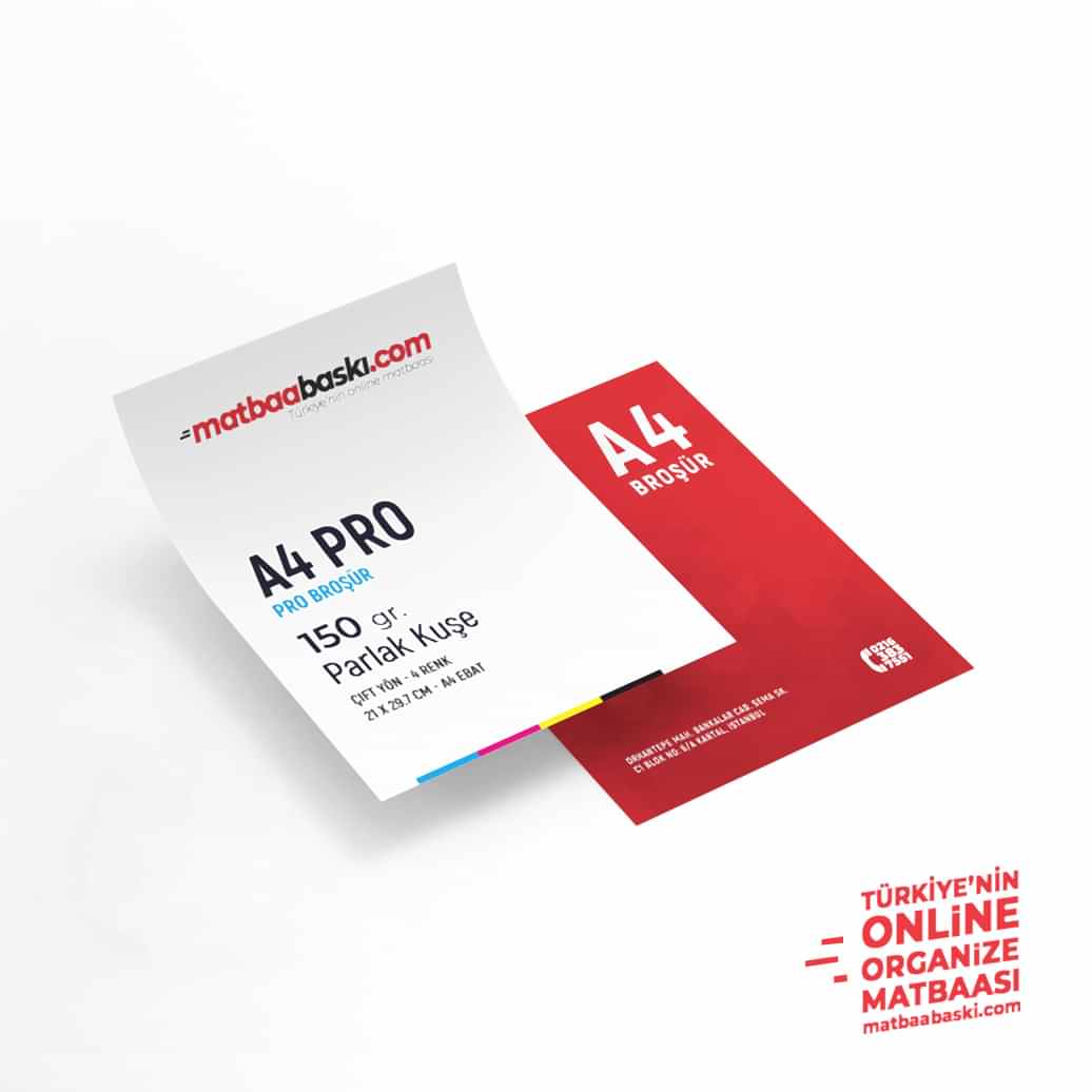 A4 PRO 150 gr. Broşür