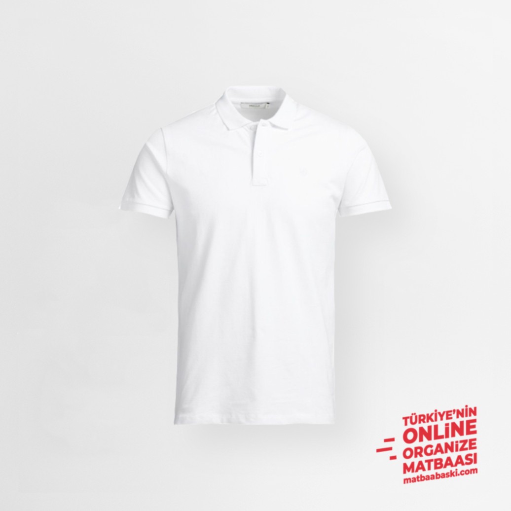 Polo Yaka T-Shirt Baskısız
