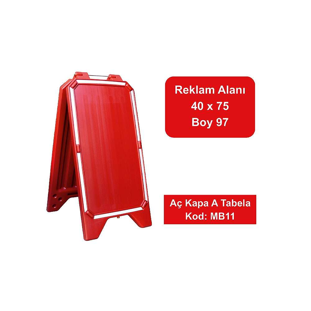 MB11-1 Aç Kapa A Tabela Kırmızı
